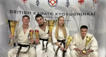 Wielki sukces karateków KSW Bushi! Trzy złota i srebro na British Open w Wielkiej Brytanii