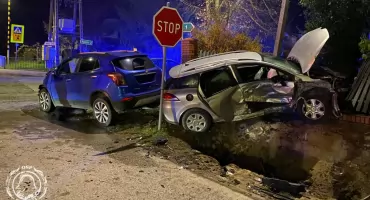 Wypadek w Gliniance: dwie osoby trafiły do szpitala. To już drugie zdarzenie w tym miejscu w ostatnich dniach