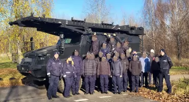 Uczniowie ZS nr 2 z wizytą w jednostce kontrterrorystycznej Policji