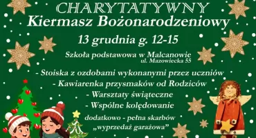 Święta, szkoła i pomocna dłoń – Kiermasz, który łączy mieszkańców Malcanowa
