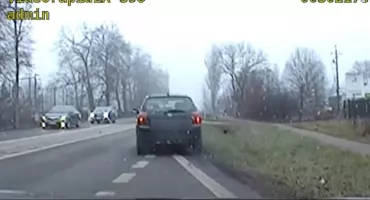 Pościg w Zakręcie. Kierowca uciekał przed policją, nie miał prawa jazdy