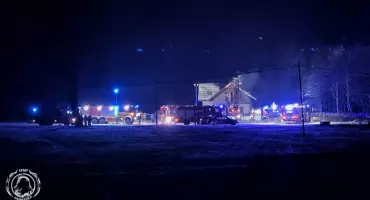 Pożar w Gliniance. Rodzina z dwójką dzieci straciła dom – potrzebna pilna pomoc