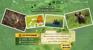 Odkryj tajemnice Mazowieckiego Parku Krajobrazowego: pokaz fotografii w Kępie Nadbrzeskiej