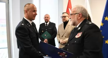 Bohaterski strażak z OSP Otwock-Jabłonna wyróżniony. Paweł Łysoń Strażakiem Miesiąca Października