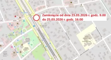 Utrudnienia na drogach przy torach. Zamknięcia w Józefowie i Falenicy od 23 marca 2026