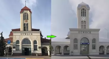 Modernizacja dworca w Otwocku trwa. Zabytkowy budynek zyska nowe życie za 22 mln zł