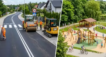 Milionowe dotacje dla Karczewa i Osiecka. Mazowsze dofinansuje drogi i nowy kompleks rekreacyjny