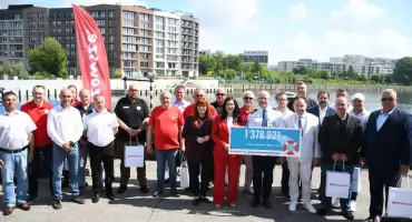 Czarne punkty wodne oznaczone