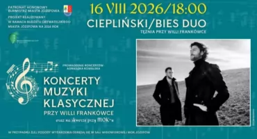 Koncert Ciepliński/Bies Duo w Józefowie. Wybitni muzycy zagrają przy Willi Frankówce