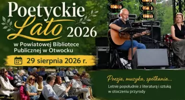 Poetyckie Lato 2026 w Otwocku: wiersze, muzyka i spotkania w bibliotecznym ogrodzie