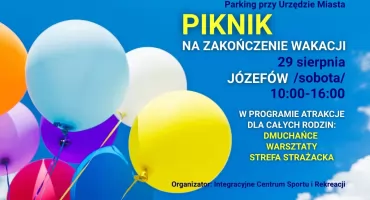 Piknik na zakończenie wakacji w Józefowie