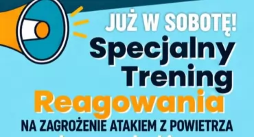 Specjalny trening reagowania na zagrożenie z powietrza w powiecie otwockim. Sprawdź, gdzie możesz wziąć udział