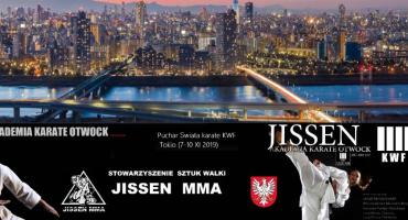 Puchar Świata karate KWF w Tokio.  Grupa otwockich karateków w Japonii.